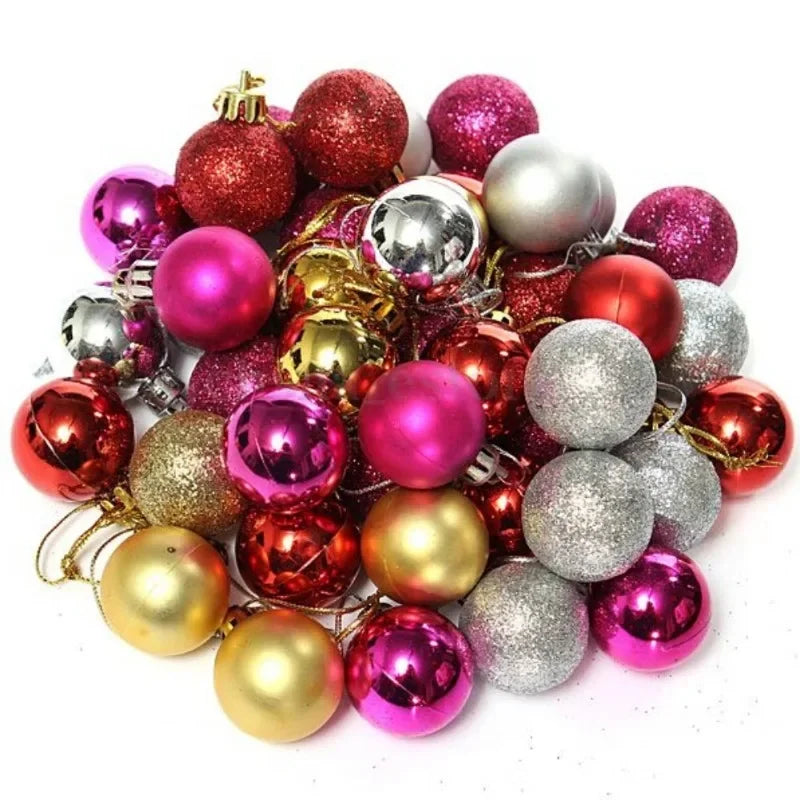 24PCS Christmas Tree Ball Ornaments