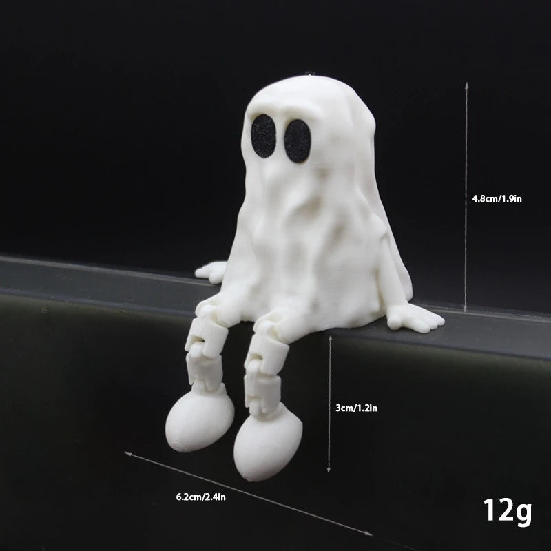 Halloween Choir Ghost & Pumpkin Man Figurine