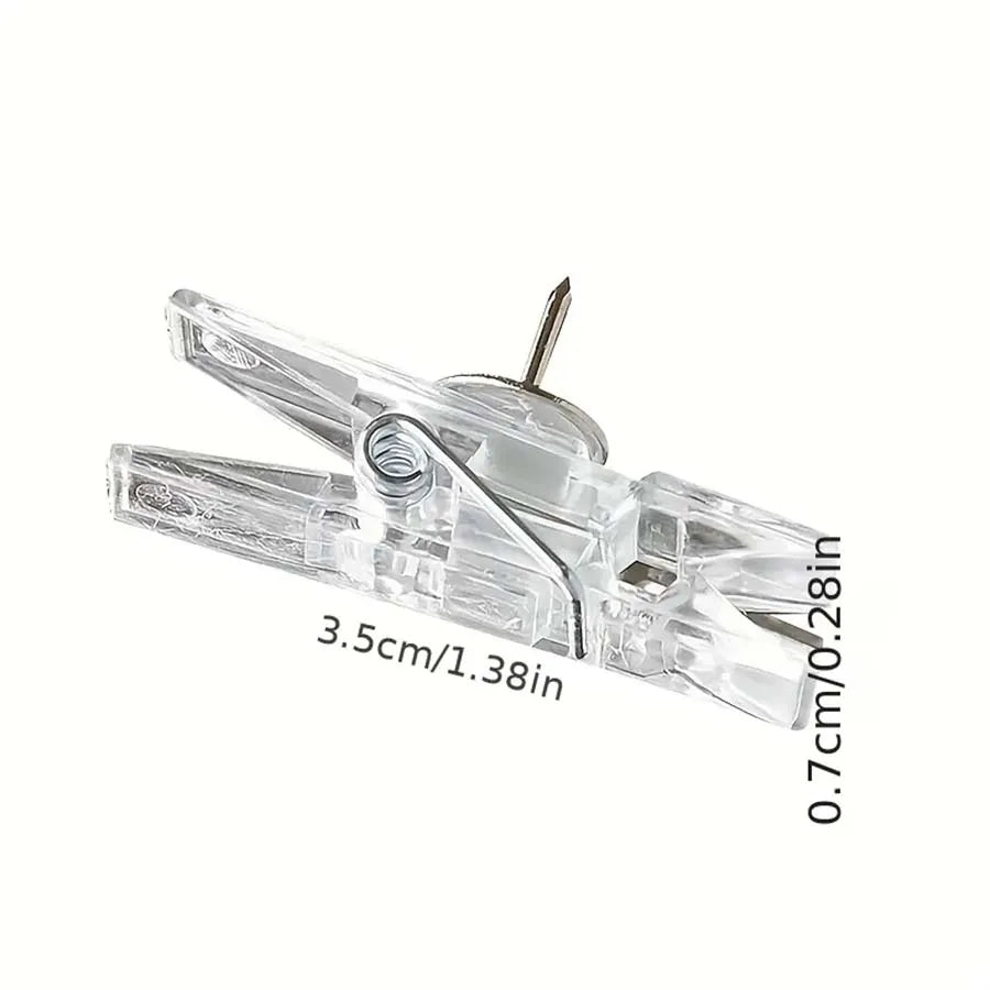 20pcs Clip-Shaped Thumb Tacks