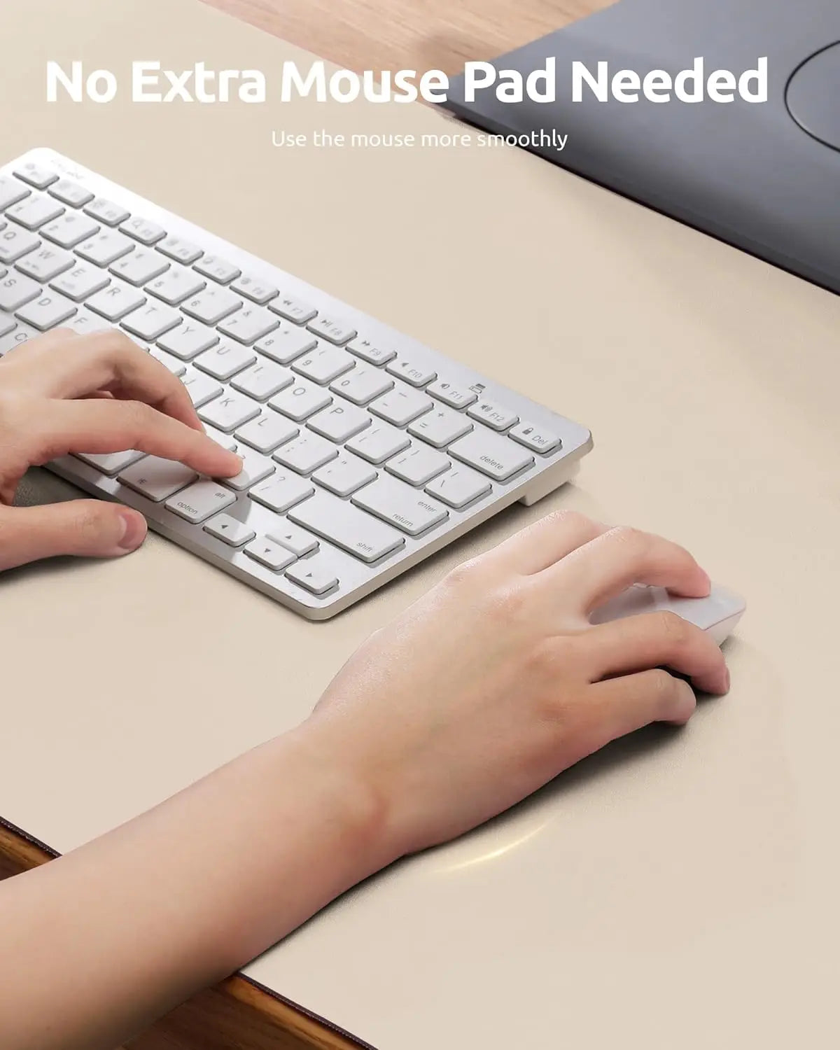 Large PU Leather Desk Pad Protector