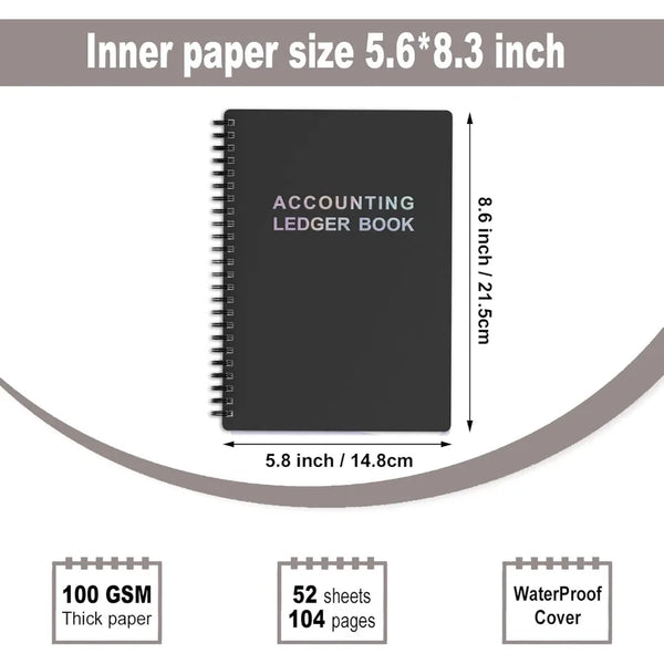 A5 Accounting Ledger Book – Income & Expense