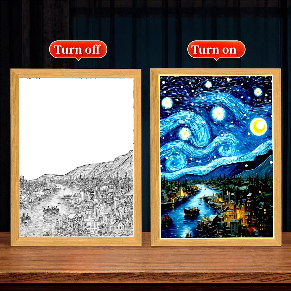 Moon Lamp Picture Frame