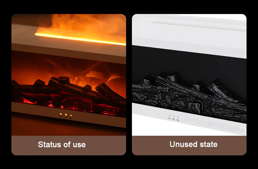 Flame Effect with LED Light and Remote Contro