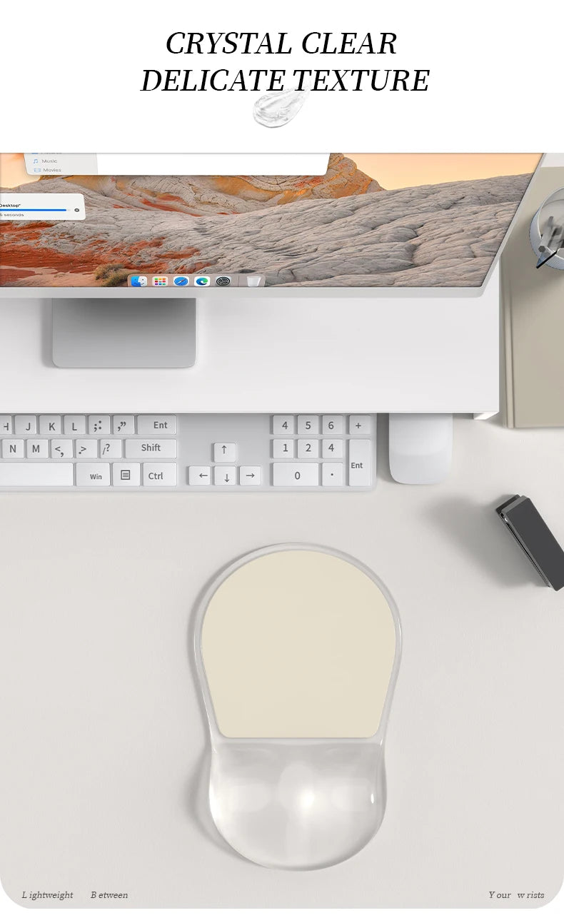 Gel Mouse Pad with Wrist Support