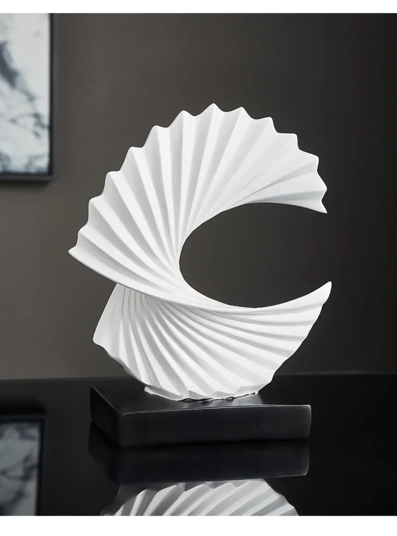 Modern Abstract Resin Sculpture Home Décor