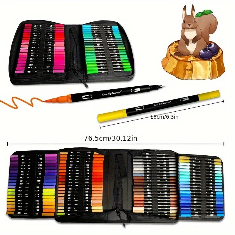Watercolor & Fine liner Art Set