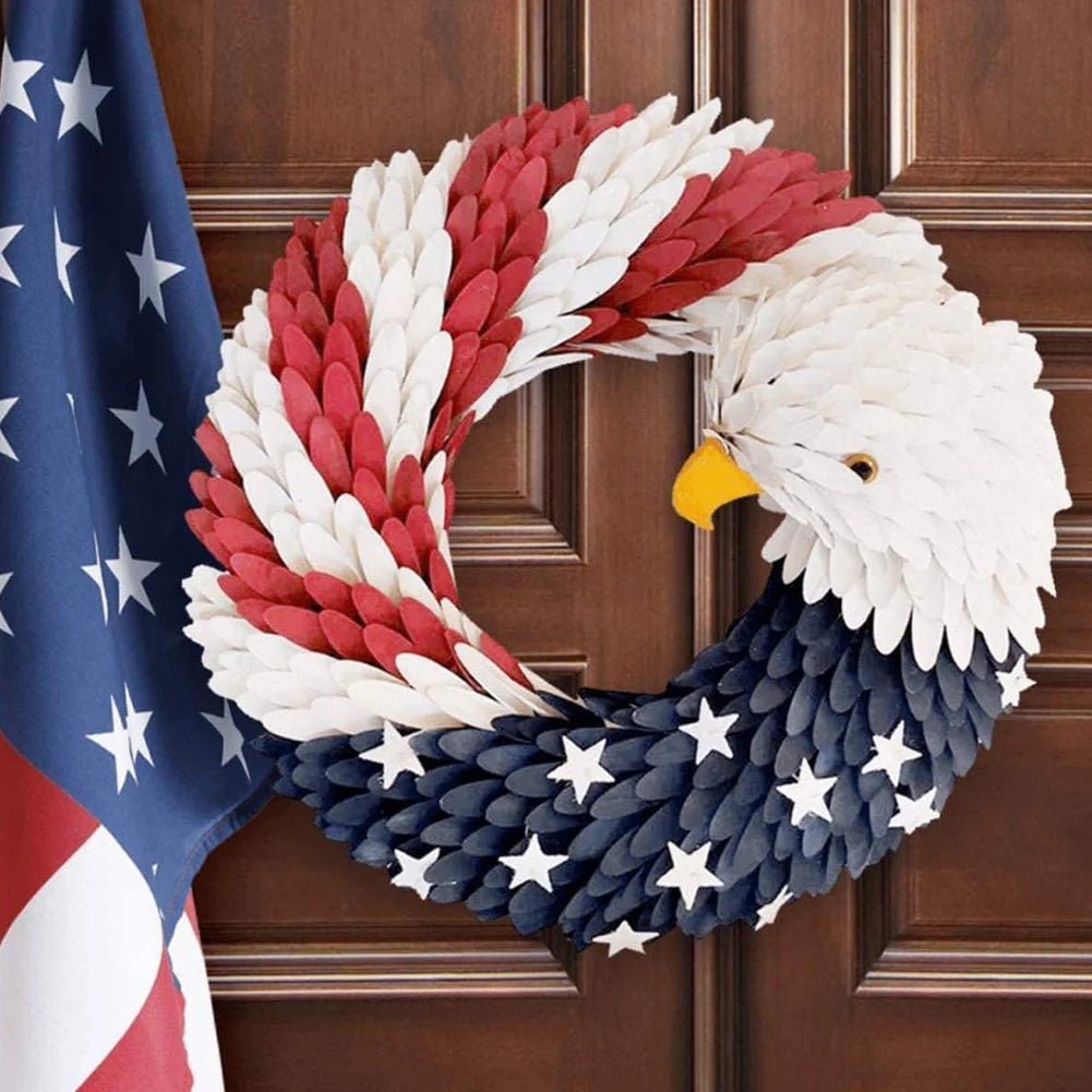 American Flag Eagle Wreath