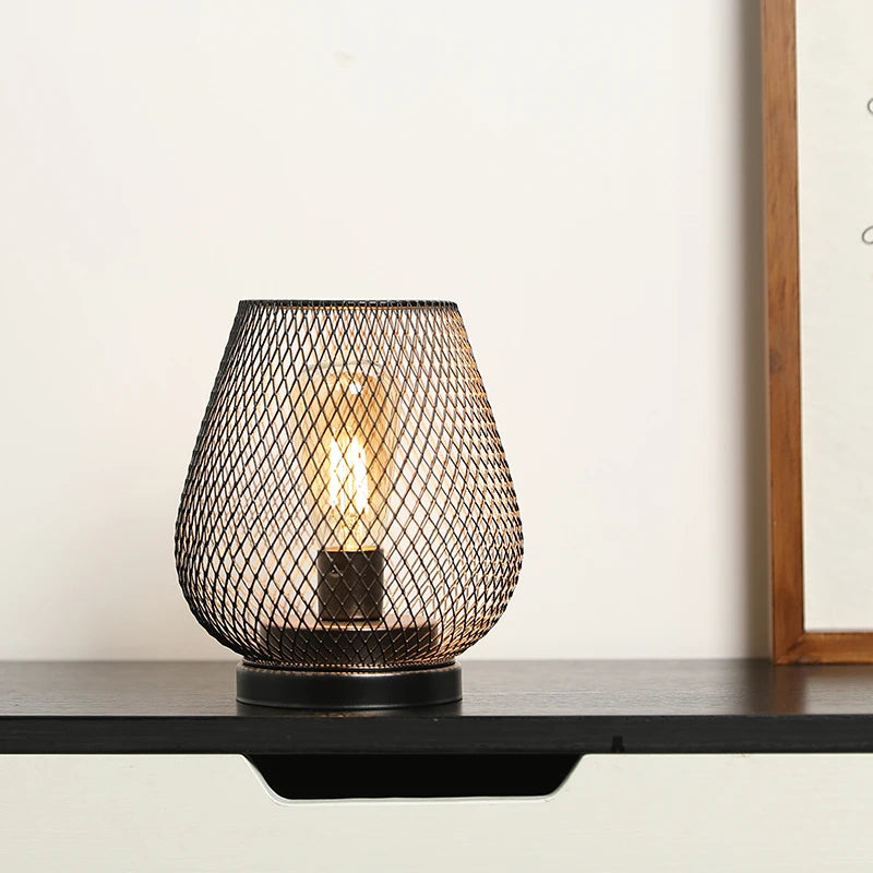 Nordic Metal Cage LED Candle Lantern