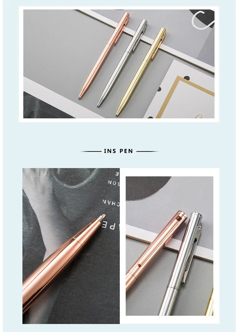 100pcs Metal Ballpoint Pen Set
