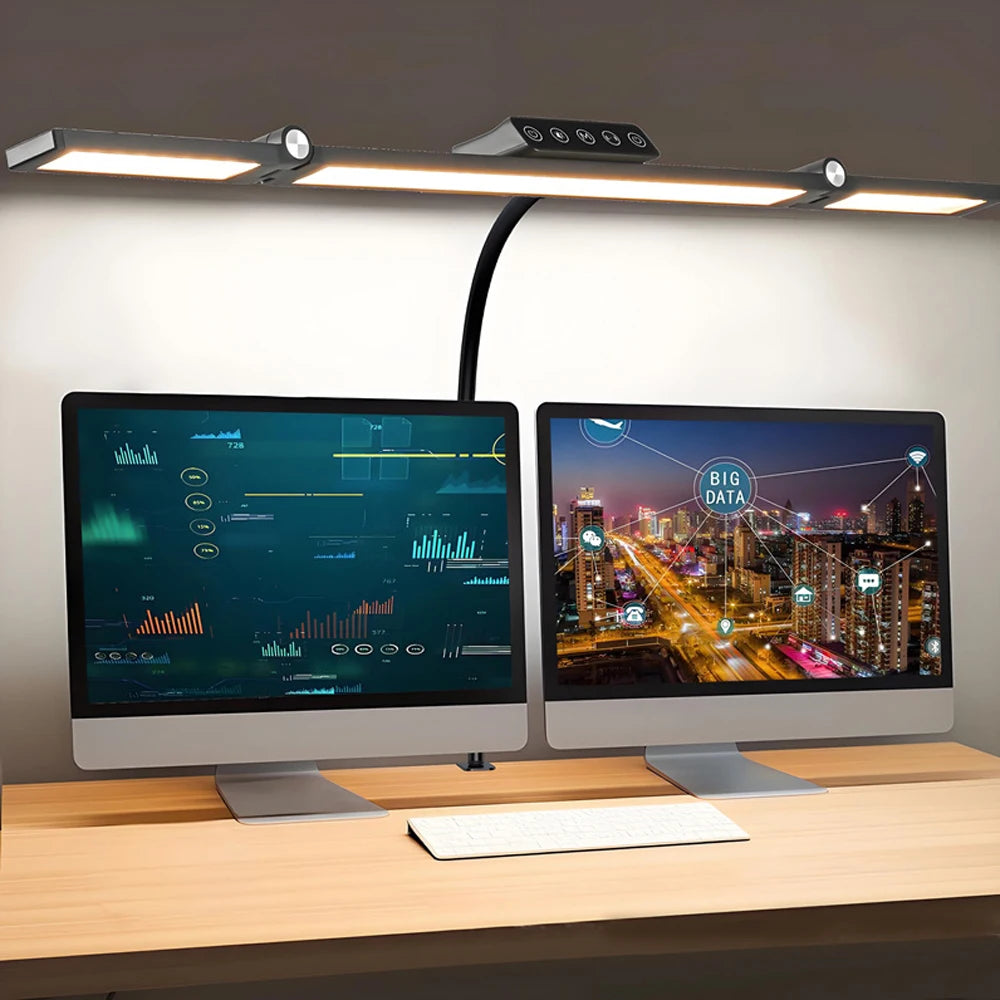 24W Ultra Bright LED Desk Lamp with Clamp