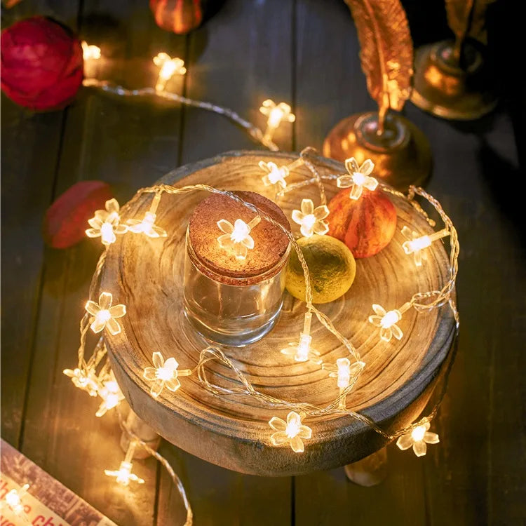 Cherry Blossom Garland Fairy Lights