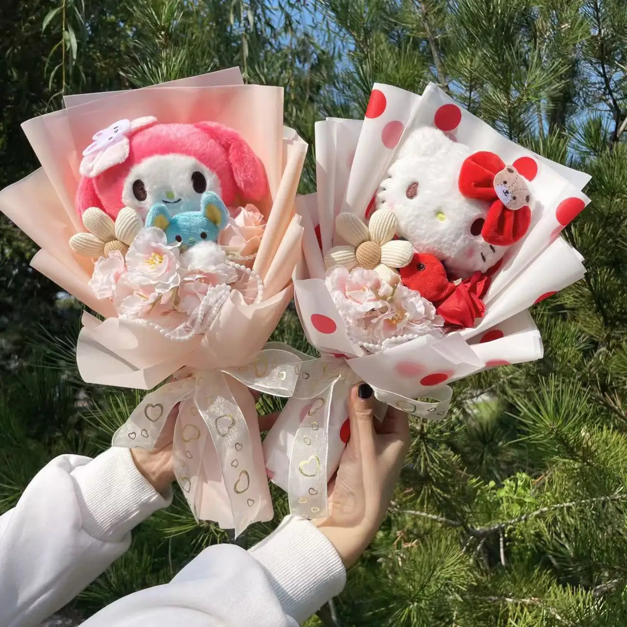 Cartoon Plush Flower Bouquet Gift