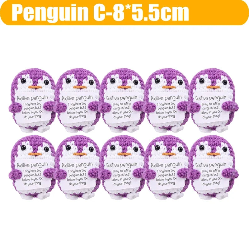 Funny Crochet Positive Energy Doll Set