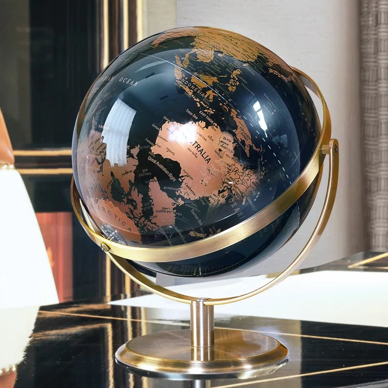 Rotating Globe British Style