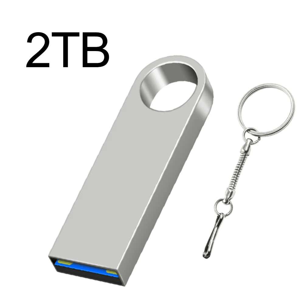 Metal USB Flash Drive – 128GB to 2TB High-Speed USB 3.0