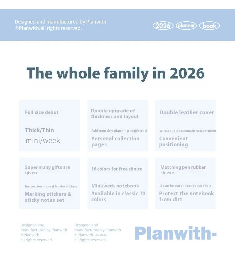 2026 Agenda Planner
