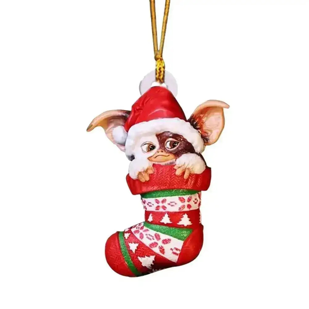 Gremlins Santa Hat Christmas Tree Pendant