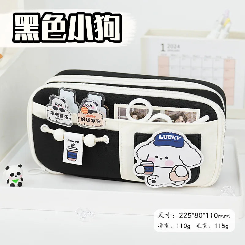 Large Capacity Pencil Case / Pen Bag