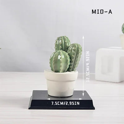 Ceramic Cactus Multi-Potted Decor