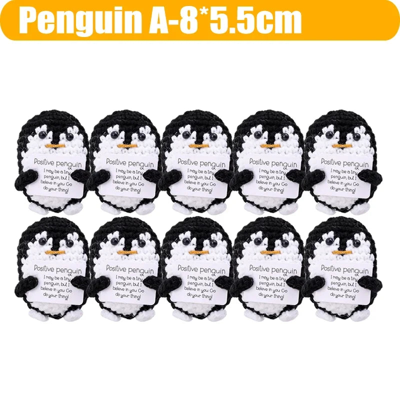 Funny Crochet Positive Energy Doll Set