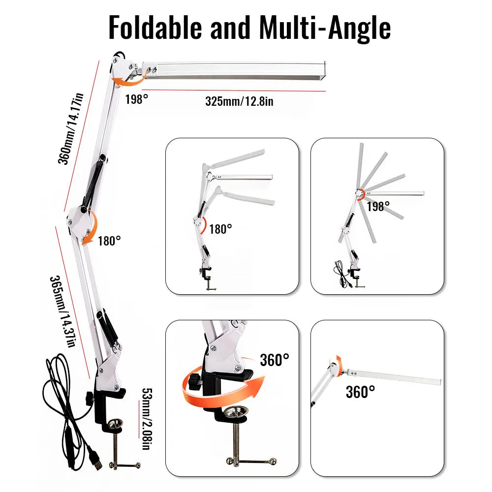 Adjustable LED Desk Lamp