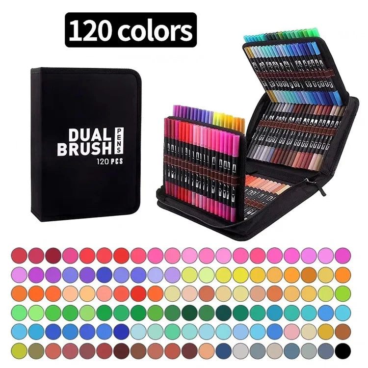 Watercolor & Fine liner Art Set