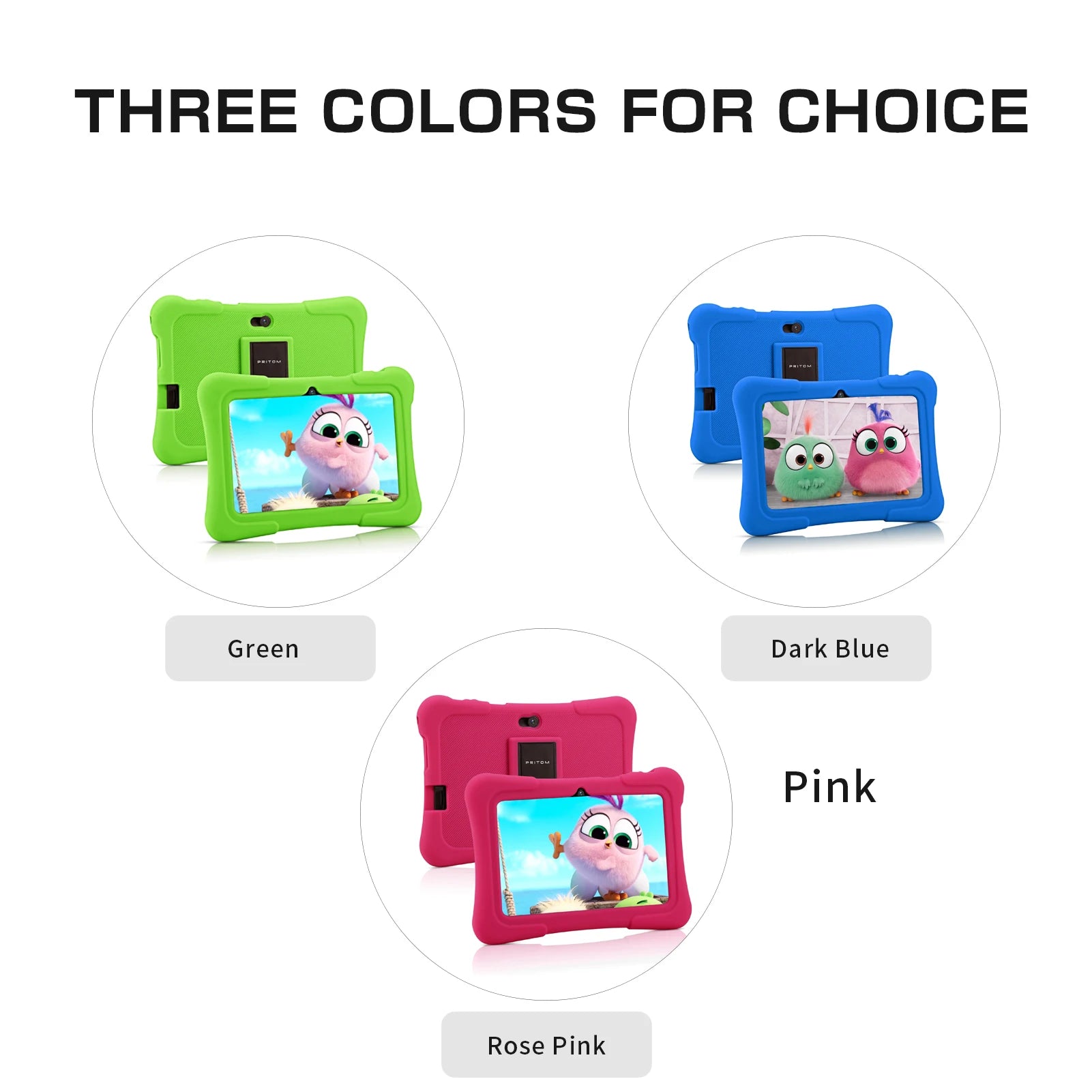 PRITOM 7" Kids Tablet – 32GB, Android 10