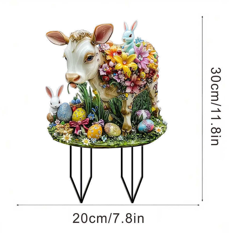 Easter Acrylic Garden Sign