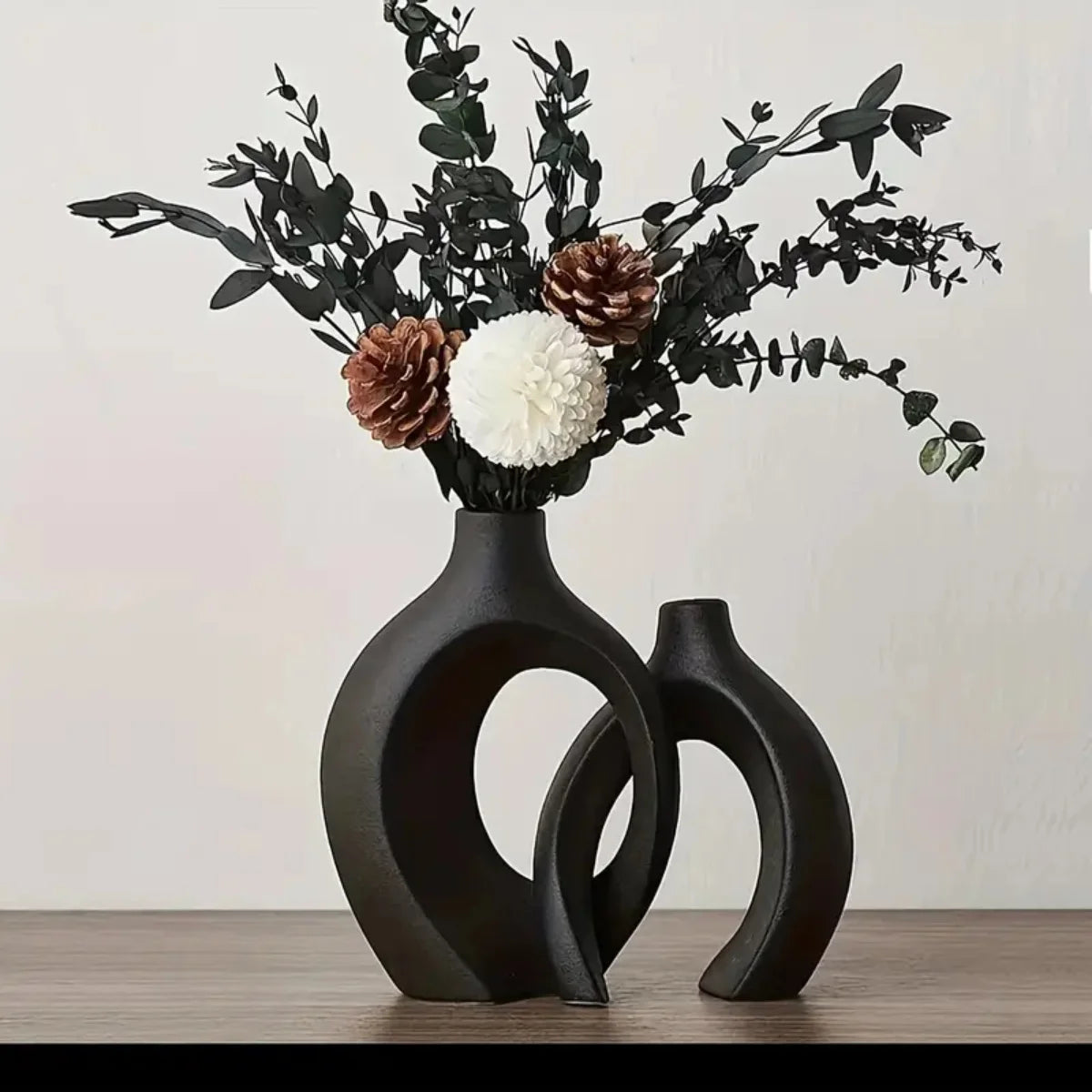 2-Piece Ceramic Vase Set