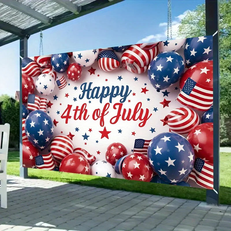 4th of July Patriotic Party Banner
