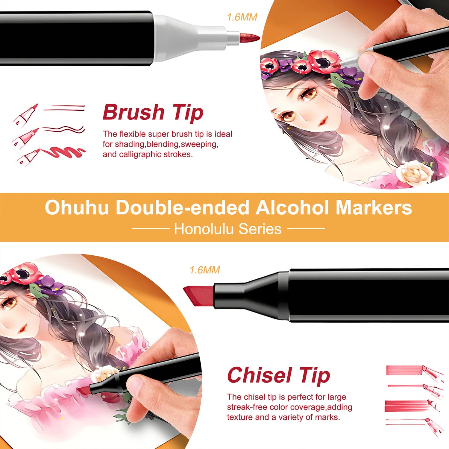 Alcohol Drawing Marker Set