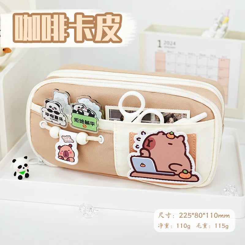 Large Capacity Pencil Case / Pen Bag