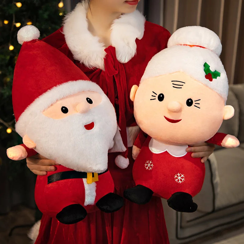 Cute Santa, Snowman & Elk Plush Toys