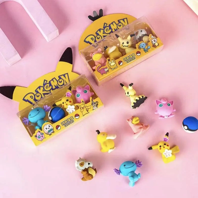 Pokemon Creative Animal Eraser Set