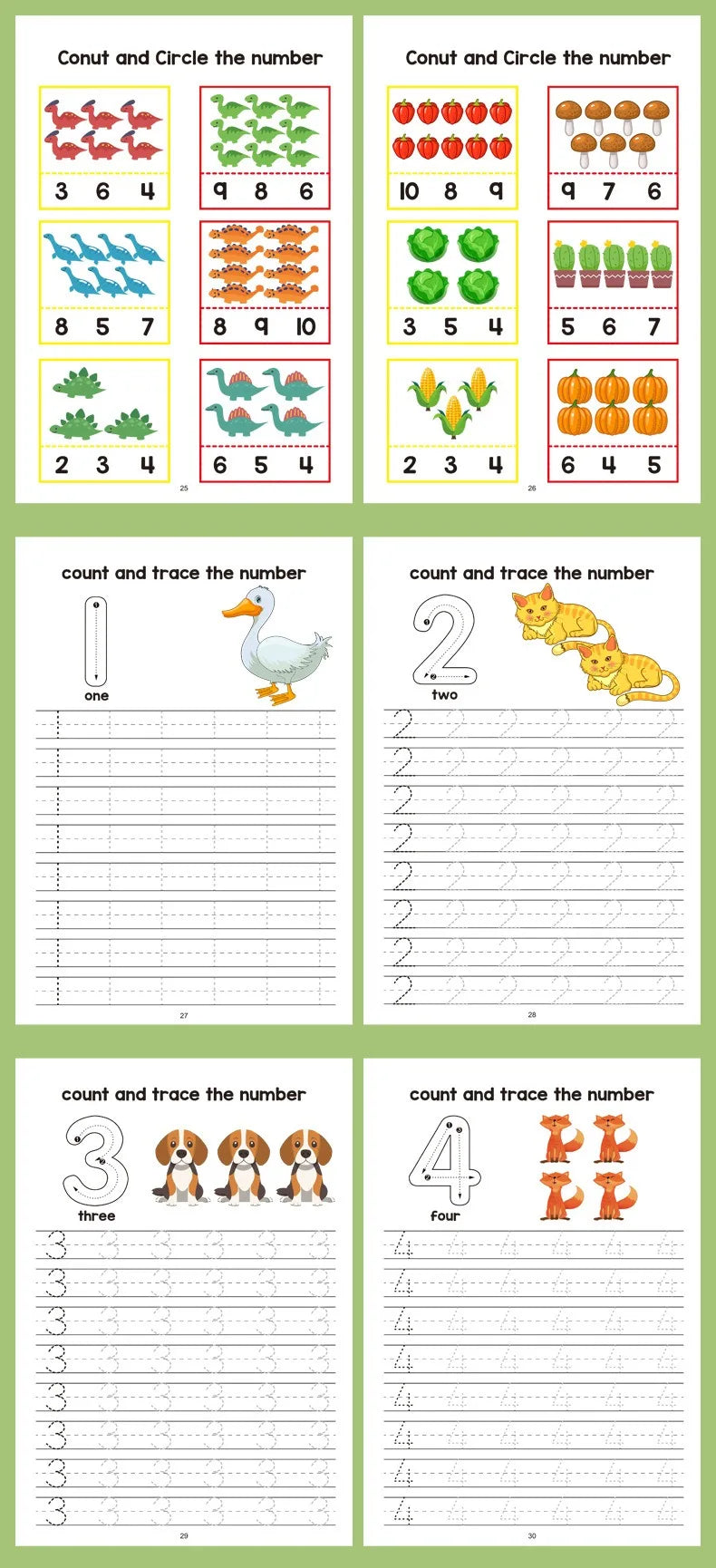 Preschool Logical Thinking Math Workbook