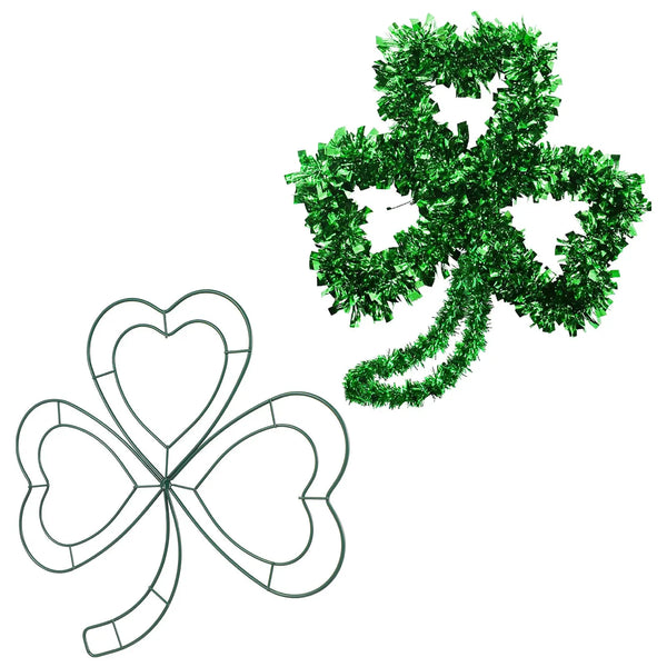 St. Patrick's Day Shamrock Wreath Frames, 2-Piece Set