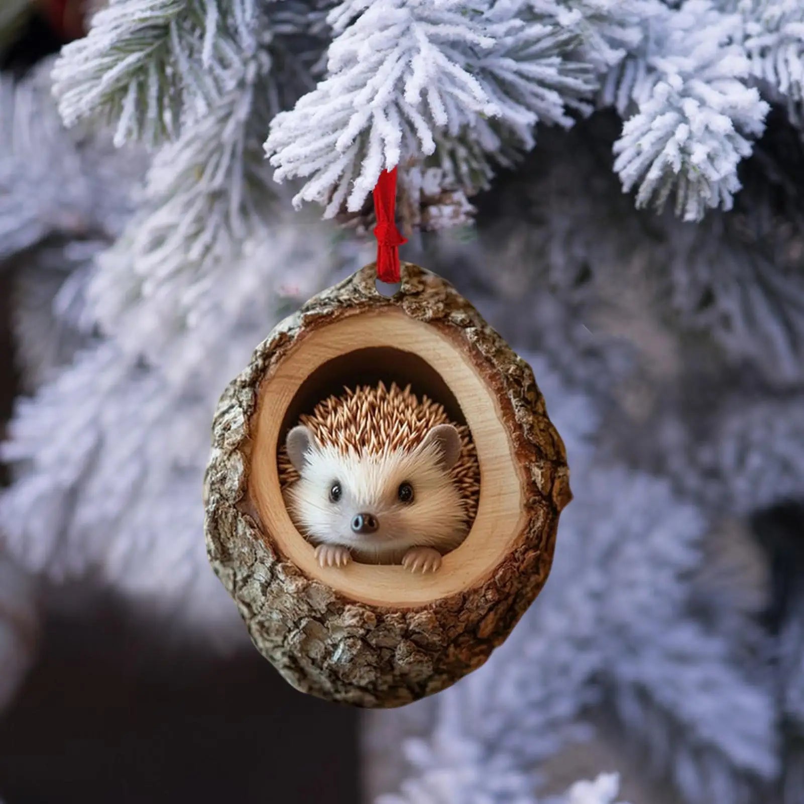 Acrylic Animal Christmas Tree Ornaments