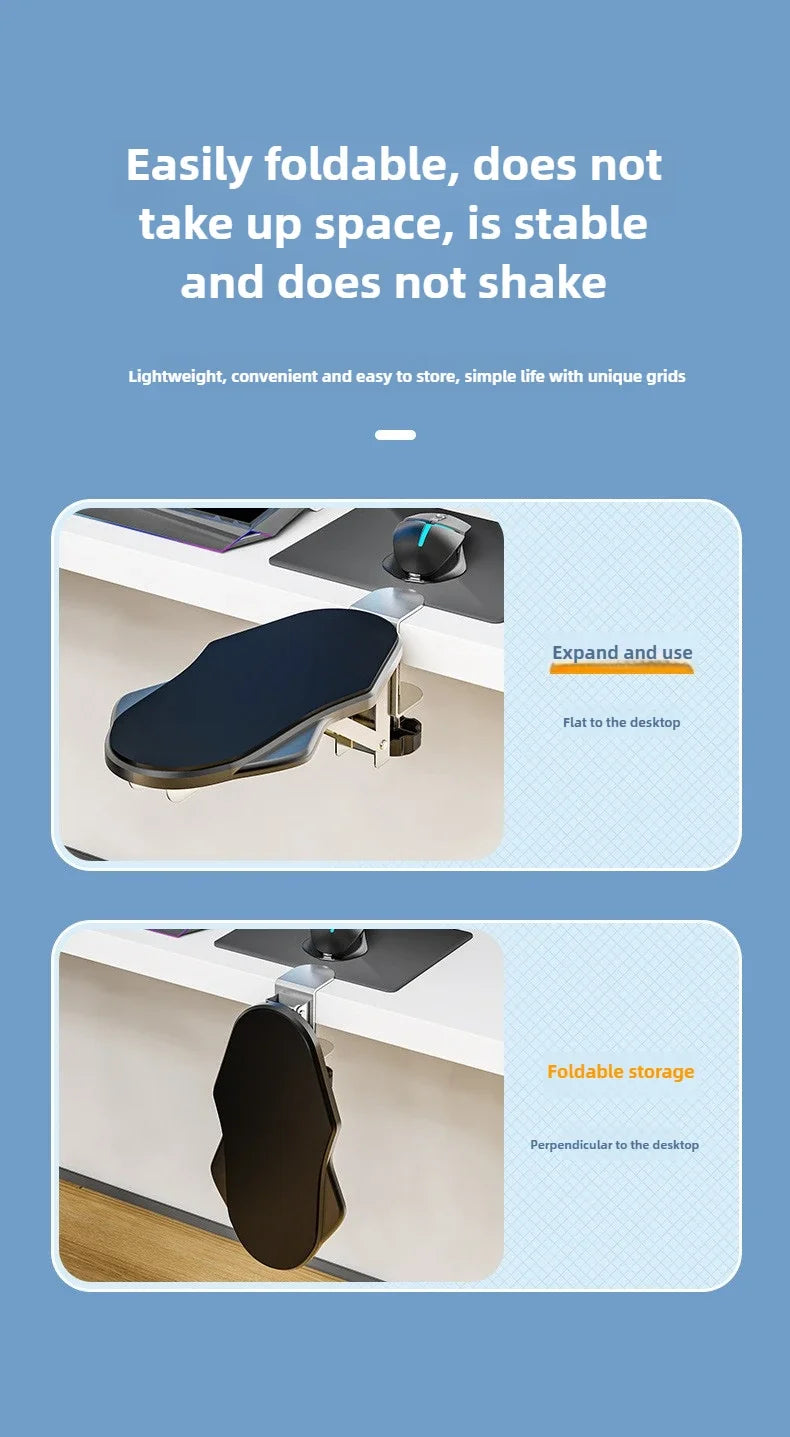 Foldable Ergonomic Computer Arm Rest Pad