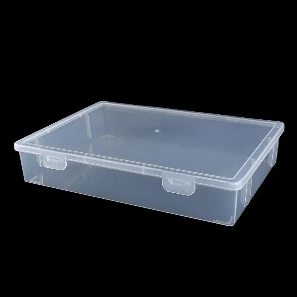 Transparent A4 File Storage Box