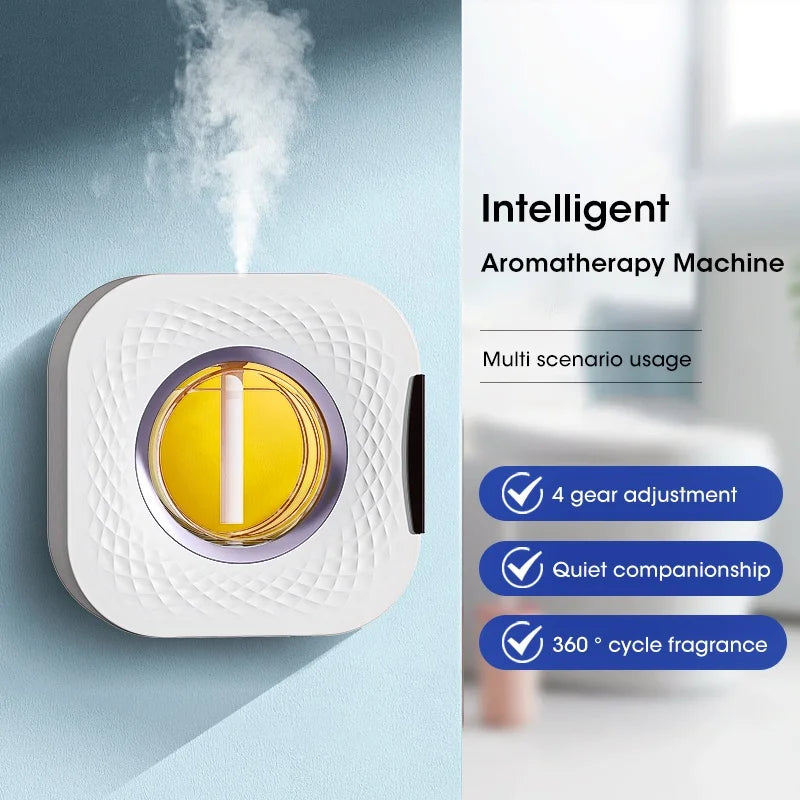 4-Speed Digital Aromatherapy Diffuser – Adjustable Mist, Deodorizer & Essential Oil Humidifier for Home/Office