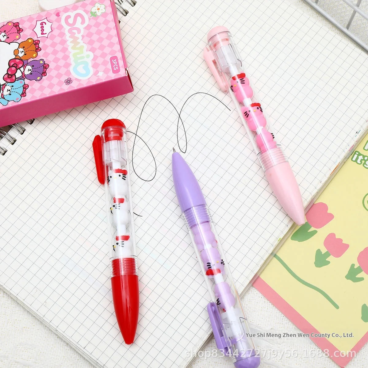 Gel Pen Set – Hello Kitty & Capybara