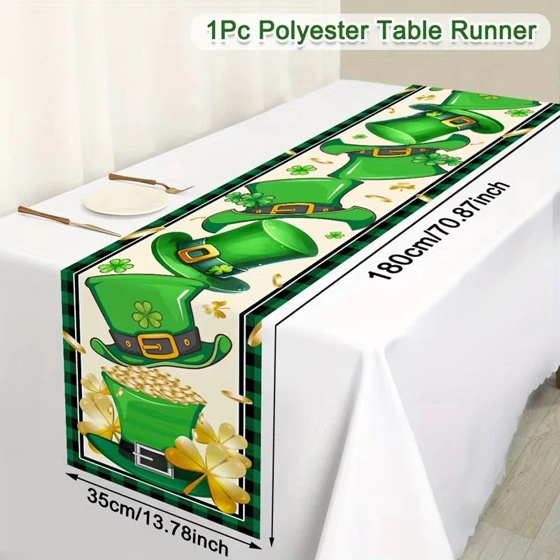 St. Patrick's Day Clover Table Runner