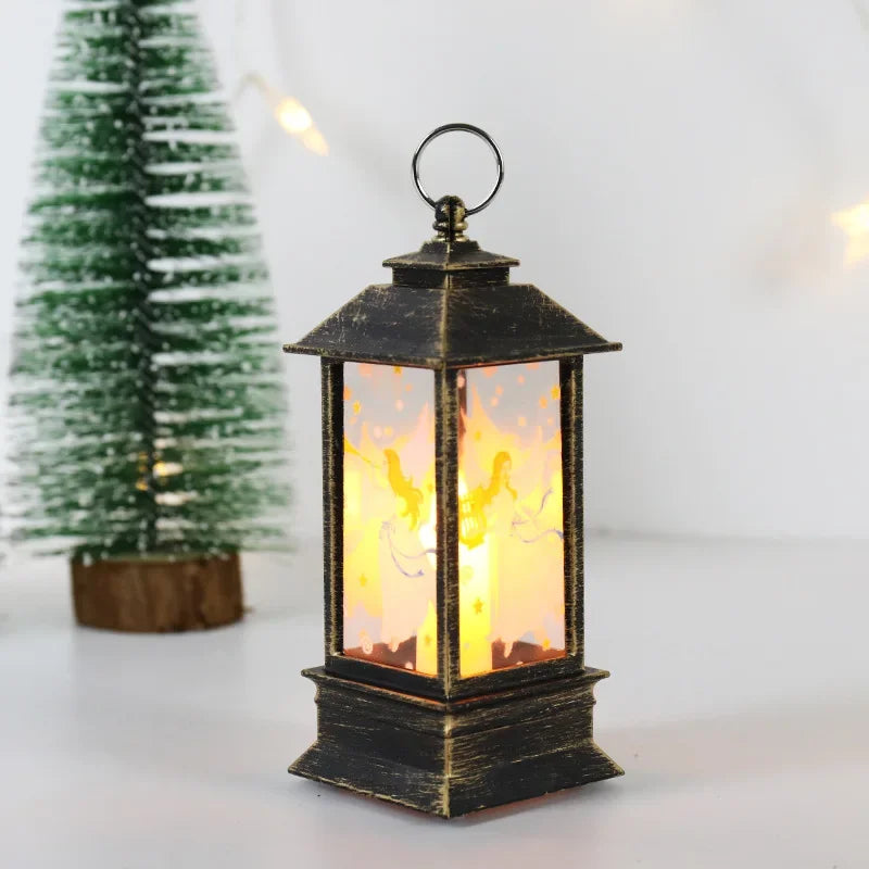 Christmas Snowman LED Candle Lamp