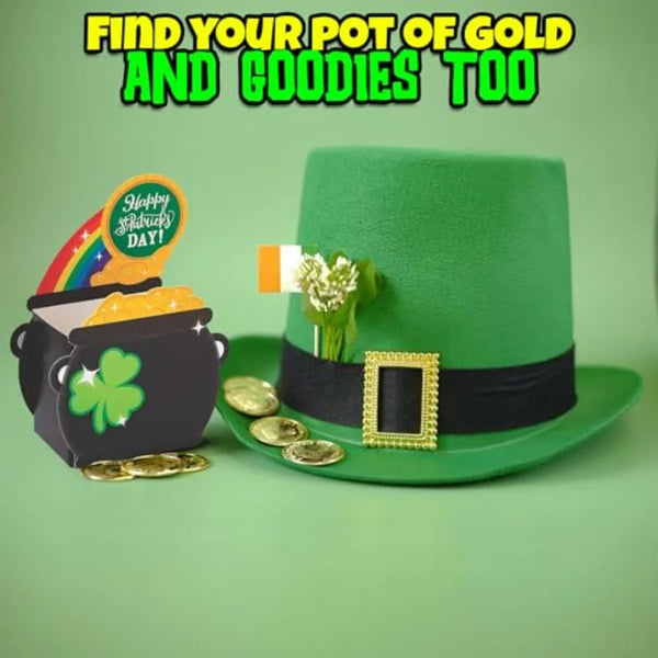 St. Patrick's Day Pot of Gold Treat Boxes, 12-Piece Set