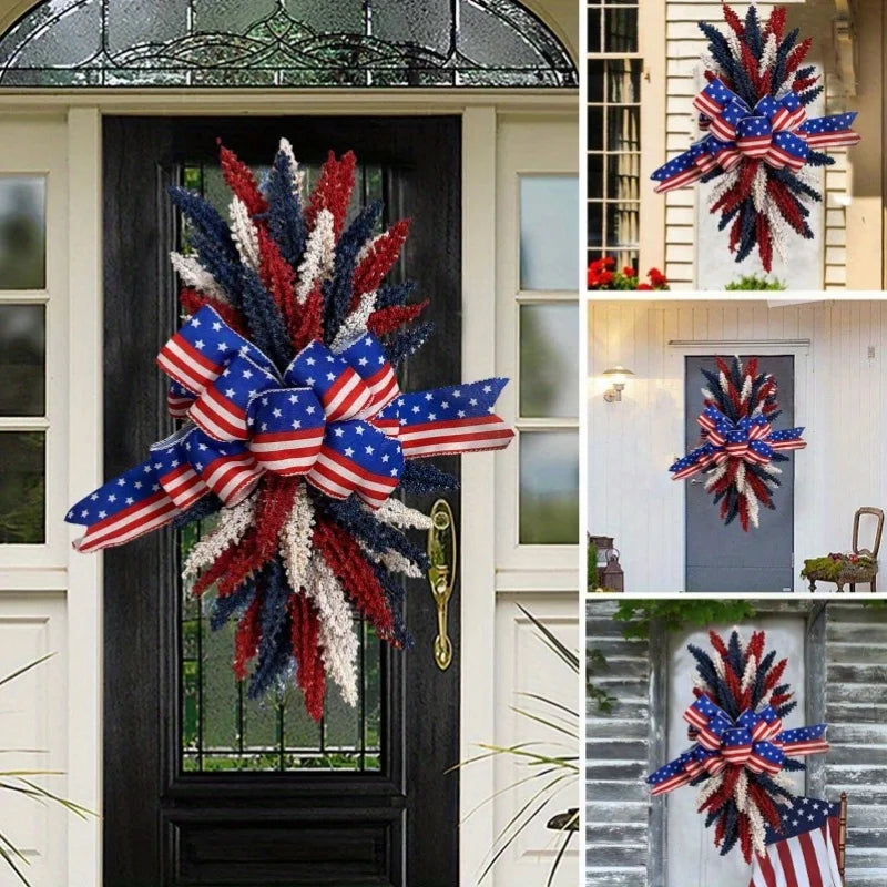 4th of July Patriotic Front Door Wreath