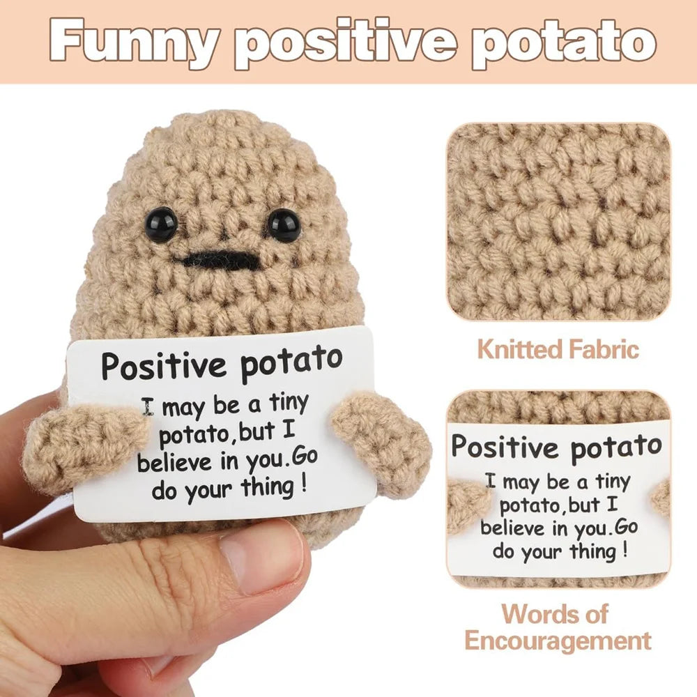 Positive Energy Potato Hug Mini Plush Doll