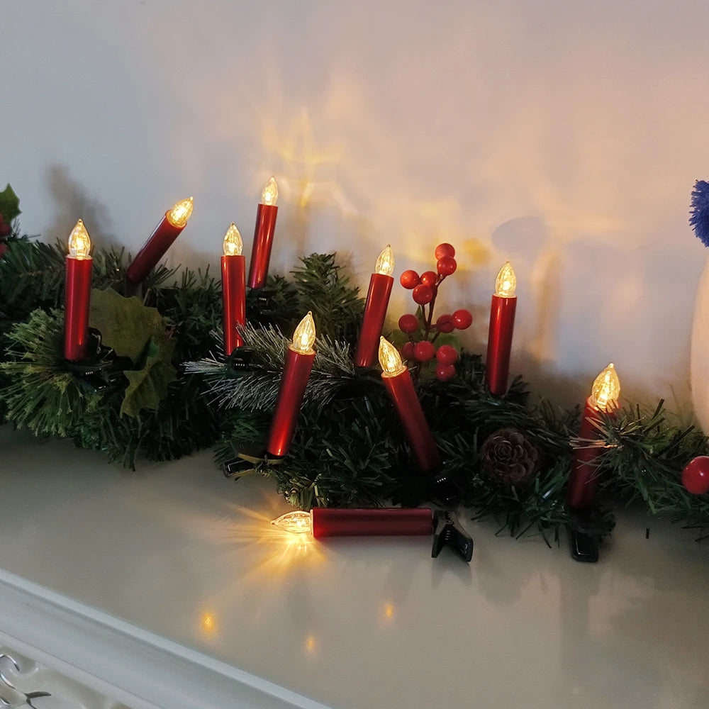 LED Flickering Window Candle