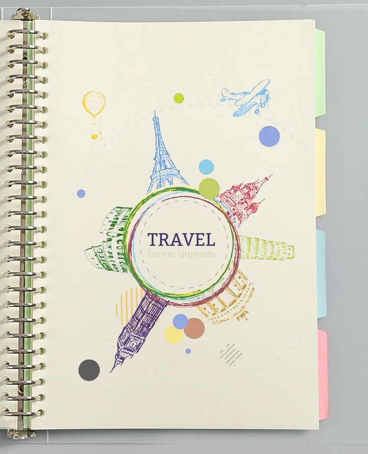 Refillable A4/B5/A5 Binder Notebook