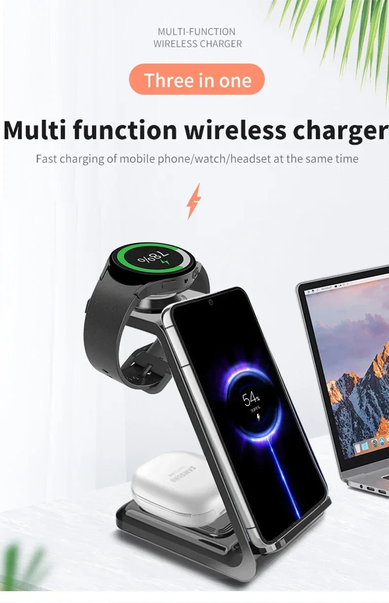 3-in-1 Samsung Wireless Charging Stand: