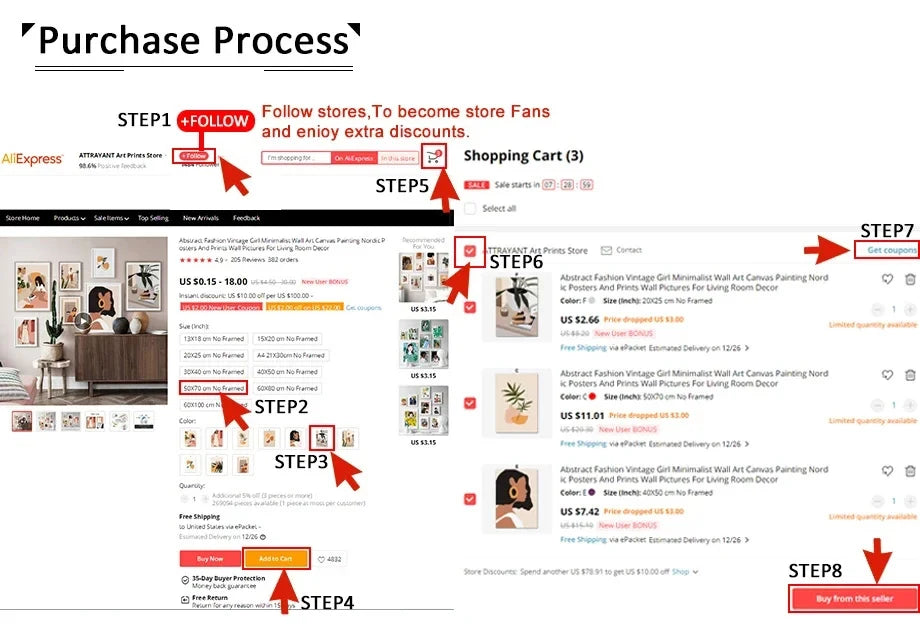 Palm Spear Wall Art Canvas.